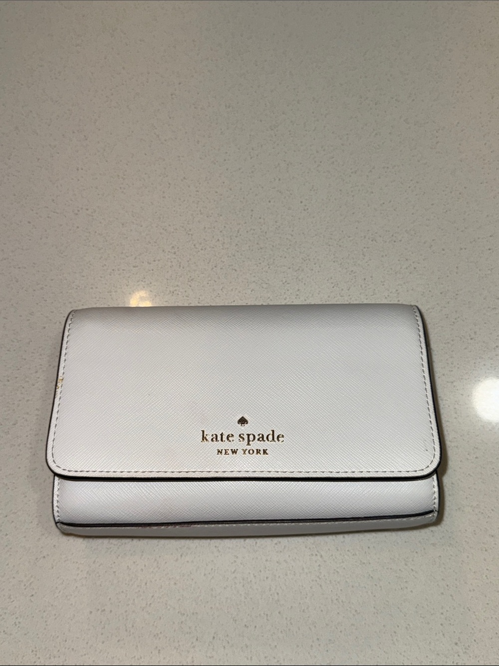 kate spade White Leather Crossbody